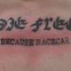 Illustration for article titled This Guy Tattooed Because Racecar On His Chest